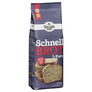 Schnellbrot 5-Korn glutenfrei
