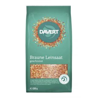 Bio Leinsaat geschrotet