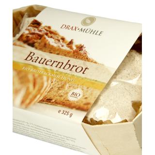 Bio Bauernbrot Backmischung in der Holzform * 325g
