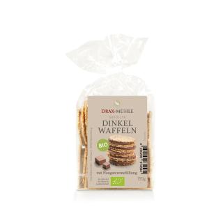 Bio Dinkelwaffeln Nougat gefüllt * NEU