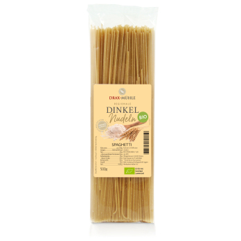 Bio Dinkel Spaghetti ohne Ei * 500 g