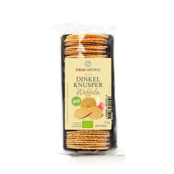 Bio Dinkelwaffeln im Tray