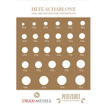 Hefe-Schablone