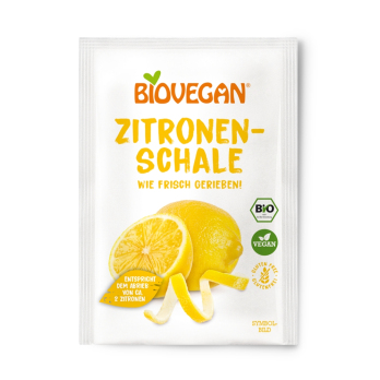 Zitronenschale gerieben