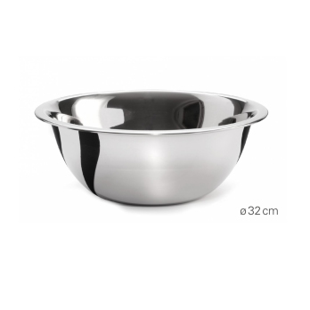 Edelstahl Schüssel 6 l ø 32cm