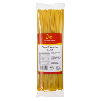 Dinkel Spaghetti mit Ei