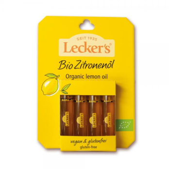 Lecker''s Zitronenöl 4x 2 ml Pack