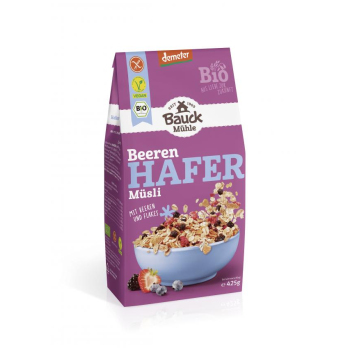 Hafer Müsli Beeren glutenfrei DEMETER