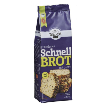 Schnellbrot mit Saaten glutenfrei