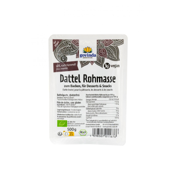 Dattel Rohmasse
