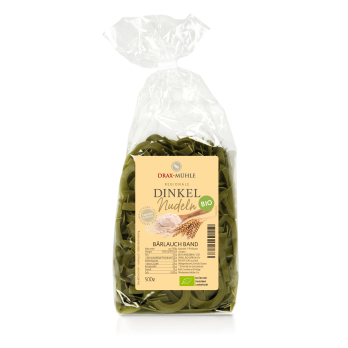 Bio Dinkel Bandnudeln Bärlauch ohne Ei * 500 g