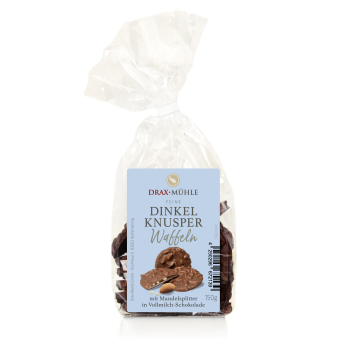 Dinkel Vollmilch-Mandelsplitter Knusperwaffeln * NEU