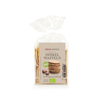 Bio Dinkelwaffeln Nougat gefüllt * NEU