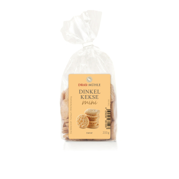 Dinkel-Mini-Kekse natur