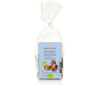 Dinkel-Waffelröllchen Bio Vollmilch