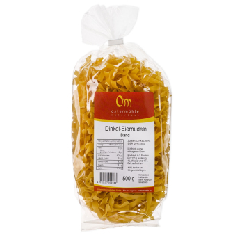 Dinkel Bandnudeln (7mm) mit Ei
